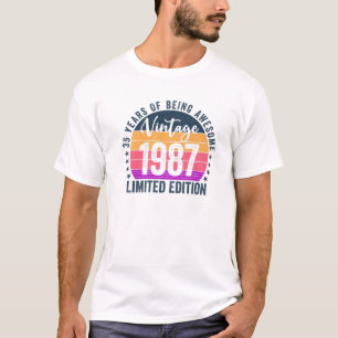 35 Jahre großartig sein 1987 Geburtstag T-Shirt