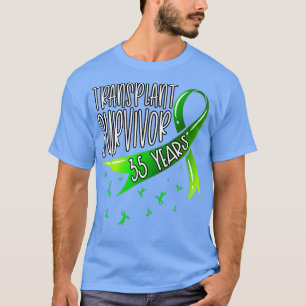 35 Jahre Organtransplantatübersiedlung Grünes Band T-Shirt