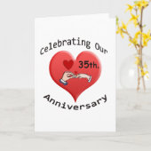 35. Jahrestag Karte (Gelbe Blume)