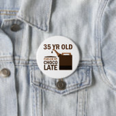 35 Jährige getankt durch Schokolade Button (Beispiel)