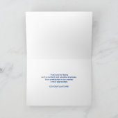 35-jähriger Kreis der Mitarbeiter Karte (Innenseite)