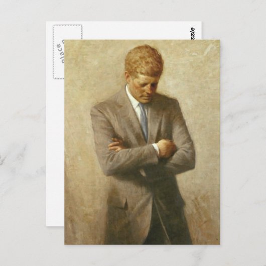 35 John F. Kennedy Postkarte (Vorne/Hinten)