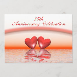 35. Jubiläum Korallenherzen Einladung