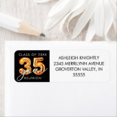 35. Klasse Wiedersehen Black Orange Balloon Number (Insitu)