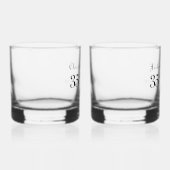 35. Koralle - Jade Wedding Anniversary Whiskyglas (Rechts)
