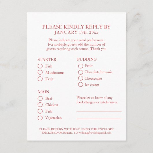 35. Korallenperlen zum Jubiläum Begleitkarte (Rückseite)