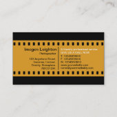 35 mm Film 03 Visitenkarte (Rückseite)