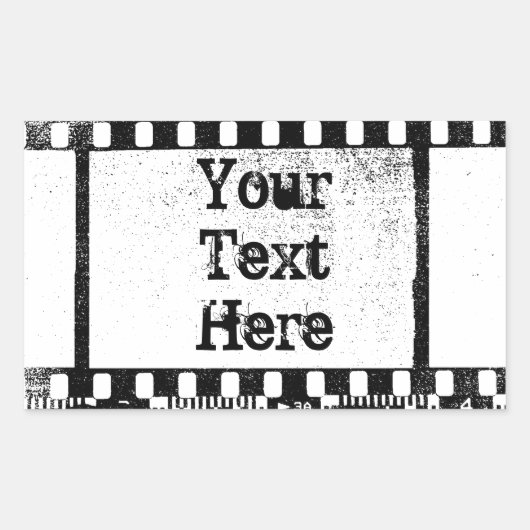 35 mm Film Rechteckiger Aufkleber (Vorderseite)