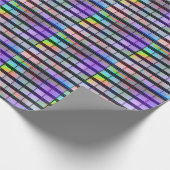 35 mm Filmstreifen: Scanner-Lichteffekte Geschenkpapier (Ecke)