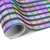 35 mm Filmstreifen: Scanner-Lichteffekte Geschenkpapier (Rolleneckpunkt)