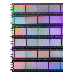 35 mm Filmstreifen: Scanner-Lichteffekte Notizblock