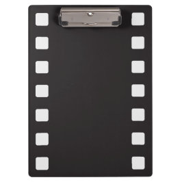 35 mm Filmstreifen Schwarz-Weiß Klemmbrett