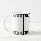 35 mm Personalisierter Filmtext Kaffeetasse (Links)