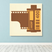 35 mm SLR-Kamerafilm Leinwanddruck (Insitu (Holzboden))