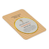 35. Ordination Jubiläum Priester Saphire Gold Magnet (Rechte Seite)