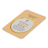 35. Ordination Jubiläum Priester Saphire Gold Magnet (Linke Seite)