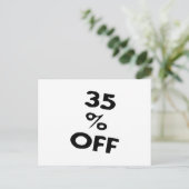 35 % POSTKARTE (Stehend Vorderseite)