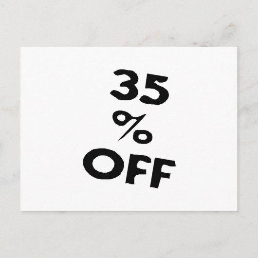 35 % POSTKARTE (Vorderseite)