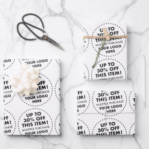 35% Rabatt auf den Sonderpreis für automatische Ve Geschenkpapier Set