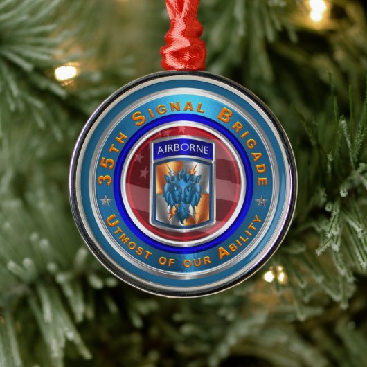 35. SIGNAL BRIGADE Weihnachten Ornament Aus Metall (Baum)
