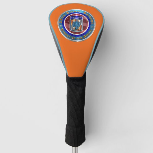 35. Signalbrigade-Im Flugzeug Golf Headcover (Vorderseite)