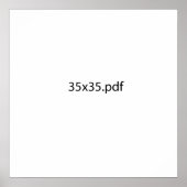 35 x 35 poster (Vorne)