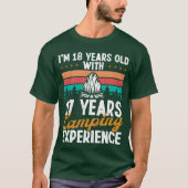 35 Year Old Camper Mountains Camping 35 Birthday g T-Shirt (Vorderseite)