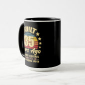 35 Years Ago All Parts Original 35th Birthday Tasse (Vorderseite Links)