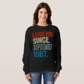 35 Years Old Legend Since September 1987 35th Bir Sweatshirt (Vorne ganz)