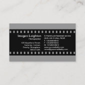 35mm Film 04 Visitenkarte (Rückseite)