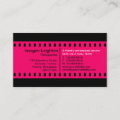 35mm Film 08 Visitenkarte (Rückseite)