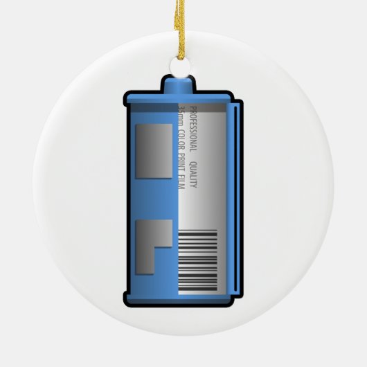 35mm Film-Kanister-Verzierung Keramikornament (Hinten)