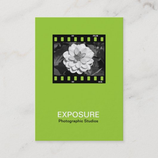 35mm Filmrahmen 01 - Mars Green Visitenkarte (Vorderseite)