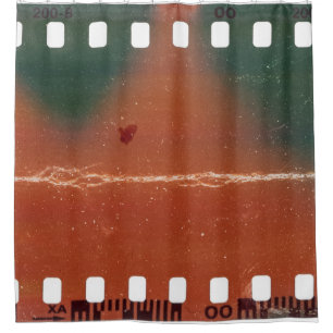35mm Filmstreifen Start, coole Kratzer. Duschvorhang