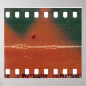 35mm Filmstreifen Start, coole Kratzer. Poster (Vorne)