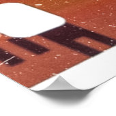 35mm Filmstreifen Start, coole Kratzer. Poster (Ecke)