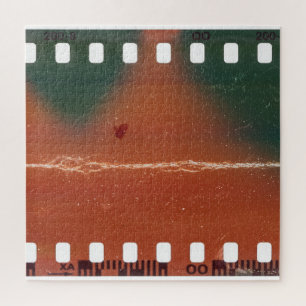 35mm Filmstreifen Start, coole Kratzer. Puzzle