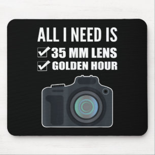 35mm Lens Wedding Fotograf Mousepad