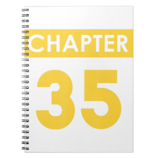 35th Birthday Ohrfeigen Chapter 35 Happy Bday Funn Notizblock