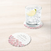 35th Birthday Pink Carnation January Birth Flower Untersetzer (Vor Ort)