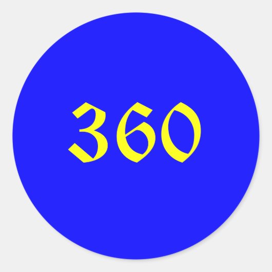 360 Aufkleber (Vorderseite)