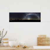 360 Grad Panorama des südlichen Luftraums Poster (Küche)