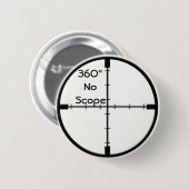 360 kein Bereich-Fadenkreuzknopf FPS Witz-Button Button (Vorne & Hinten)