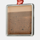 360° Panoramasicht auf die Mars Silbernes Ornament (Links)