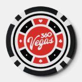 360 Vegas-Chip-Logo - Rückwand Pokerchips (Rückseite)