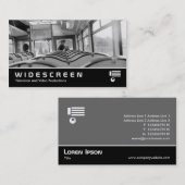 361 mit großem Bildschirm - Bus-Innenraum Visitenkarte (Vorne/Hinten)