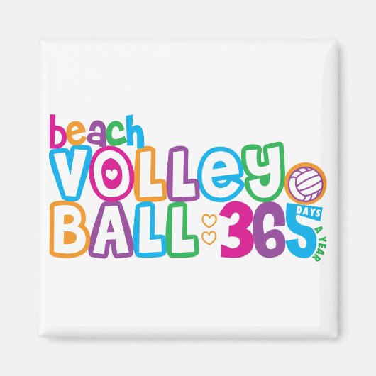 365 Beach Volleyball Magnet (Vorne)