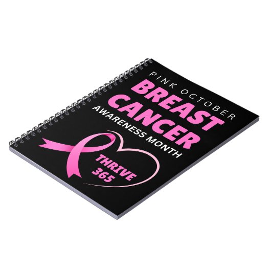 365 Brustkrebs Monat 2024 Notizblock (Linke Seite)