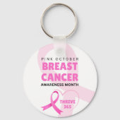 365 Brustkrebs Monat 2024 Schlüsselanhänger (Rückseite)