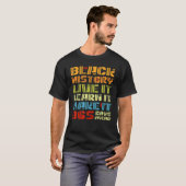 365 Days Black History Month Celebration Melanin P T-Shirt (Vorne ganz)